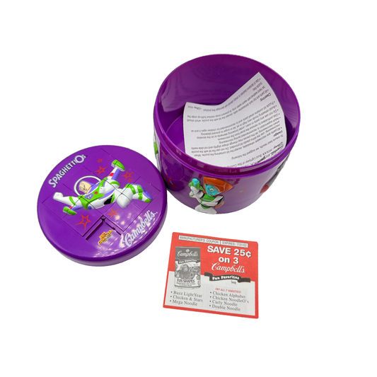 Campbell’s Spaghettios Disney Toy Story Buzz Bowl