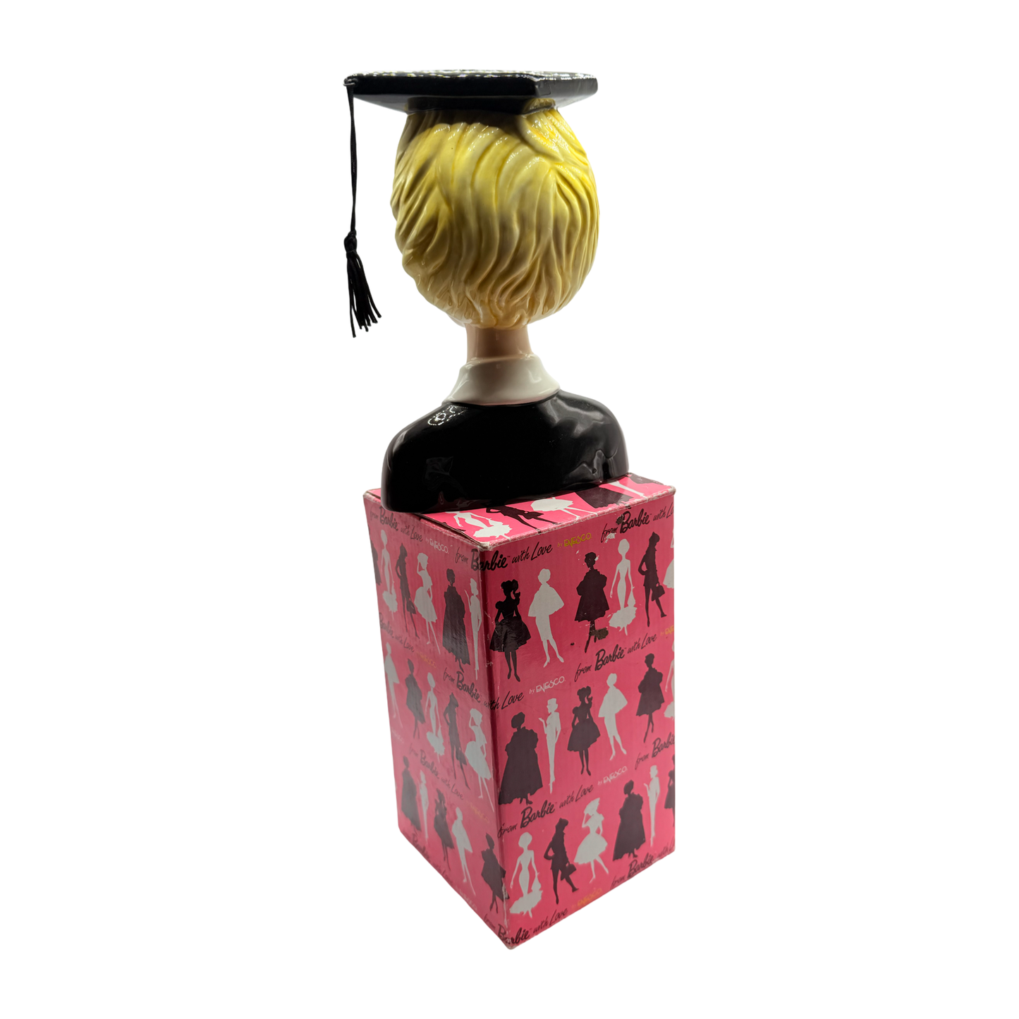 Enesco Barbie Head Vase "Barbie Graduation" from Barbie with Love, 1994