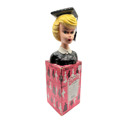 Enesco Barbie Head Vase "Barbie Graduation" from Barbie with Love, 1994