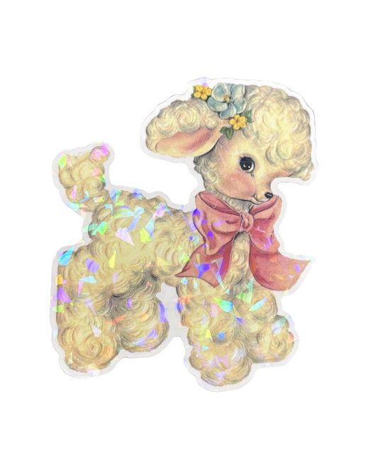 Vintage Sheep Sticker