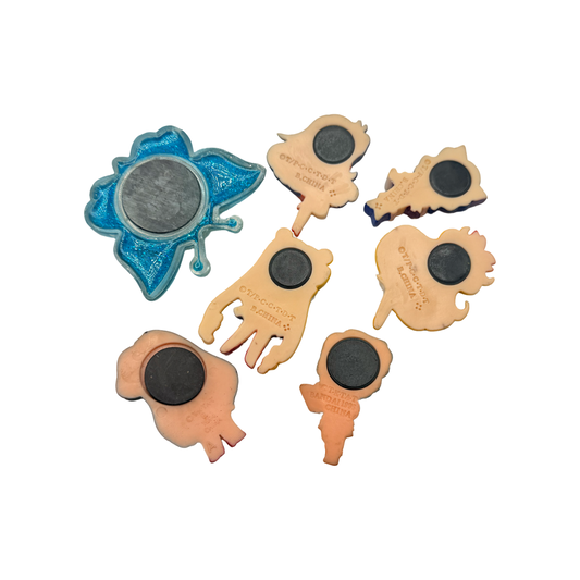 Vintage SM Fridge Magnets