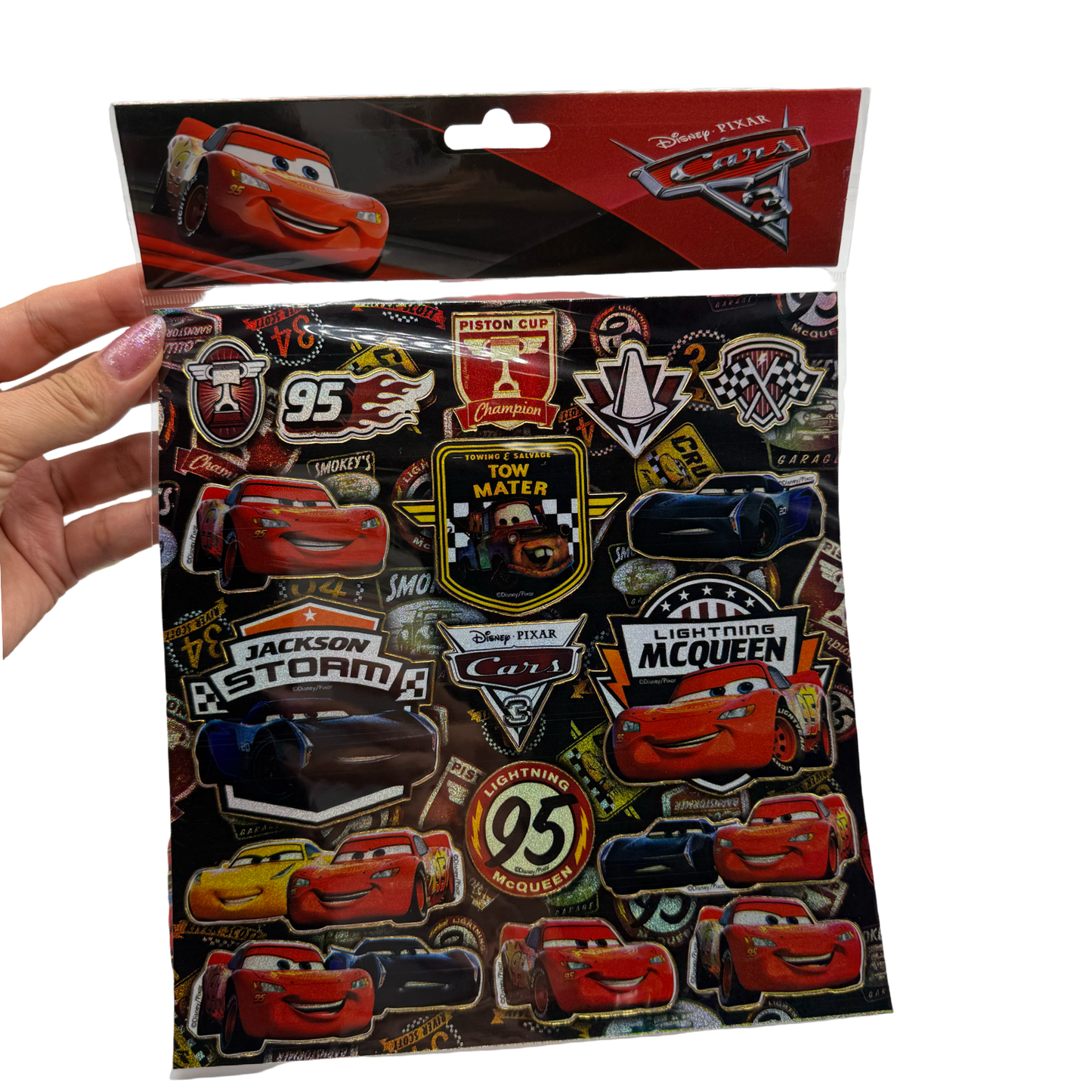 Cars 3 Large Sticker Sheet