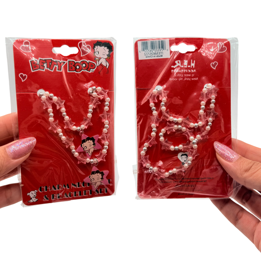 Betty Boop Charm and Bracelet Set