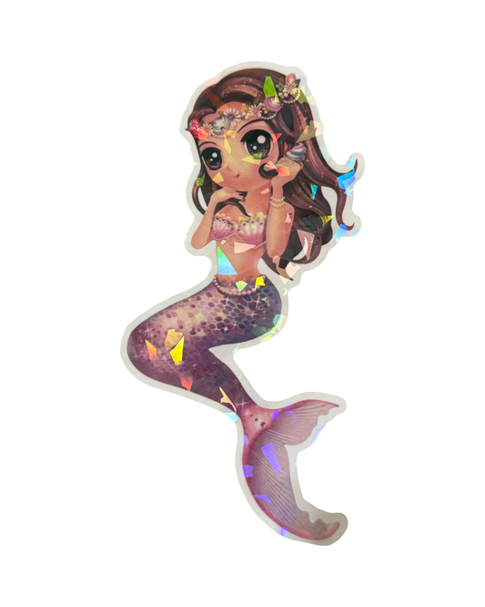 Pink Hana Mermaid Sticker