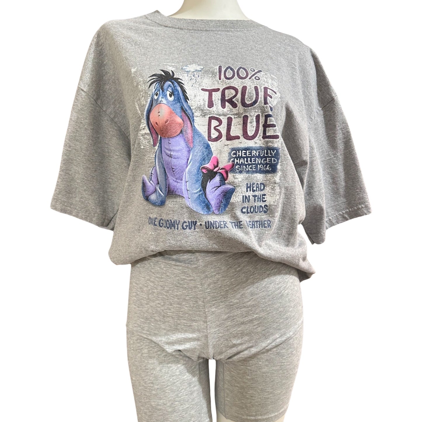 Distressed True Blue Eeyore T-shirt