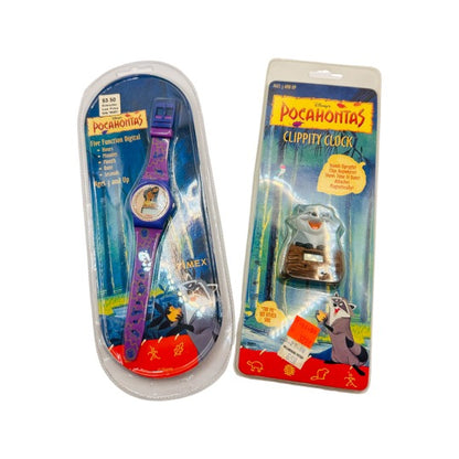 Pocahantas Clock & Watch Set