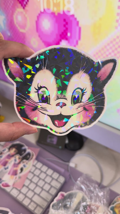 Vintage Kitty Sticker